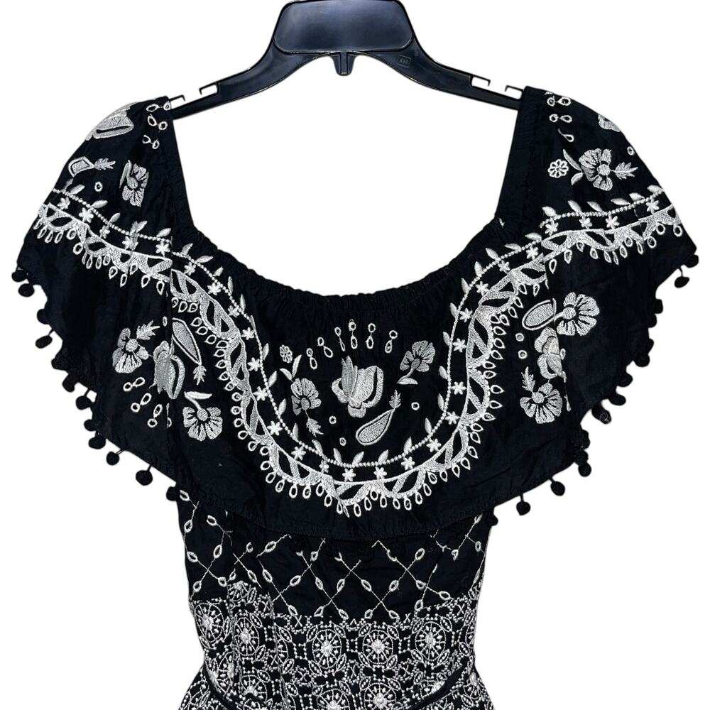 Anthropologie Boho Midi Dress Marisol Embroidered - Picture 3 of 11